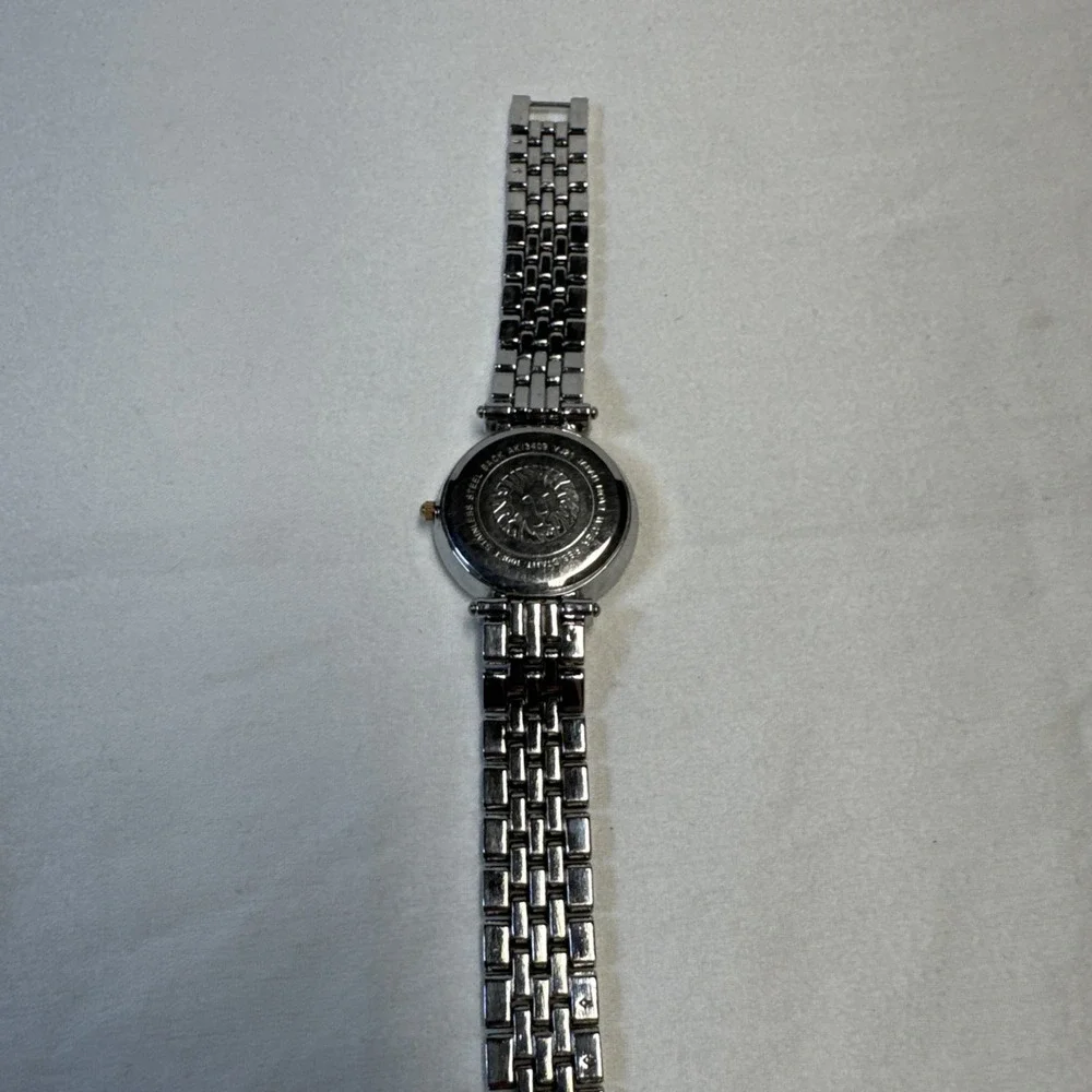 Anne Klein Women's Swarovski Crystal Two-Tone Silver And Gold Tone Finish